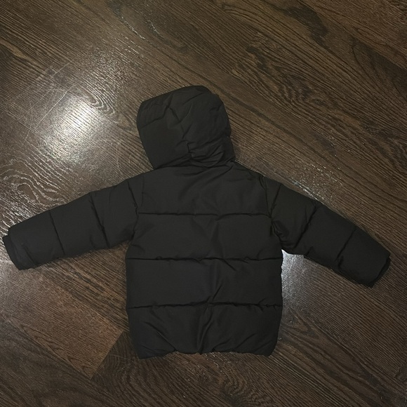 BOSS Kidswear logo-print hooded padded puffer jacket winter coat - Picture 6 of 9